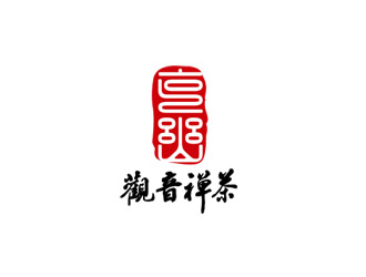 郭庆忠的观音禅茶茶馆logo设计