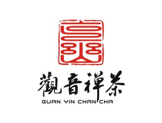 李泉辉的观音禅茶茶馆logo设计