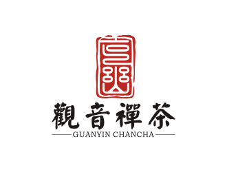 陈波的观音禅茶茶馆logo设计