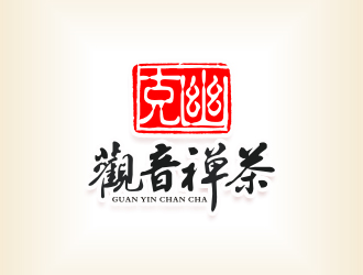 杨福的观音禅茶茶馆logo设计