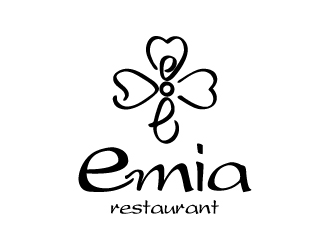 Emia 艾米亚欢聚自助餐厅logo设计