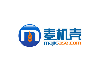 潘乐的麦机壳（majicase.com）logo设计