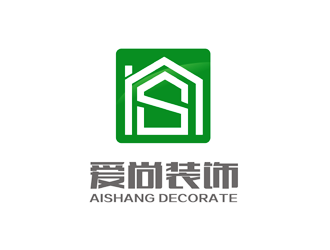 谭家强的爱尚空间装饰设计功工程有限公司logo设计
