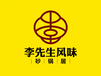 谭家强的“李先生风味“砂锅居logo设计