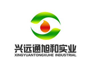 镶黄旗兴远通旭和实业开发有限公司   西安聚源旭和油气科技开发有限公司logo设计