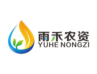 何嘉健的(移动版)雨禾农资logo设计