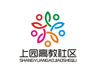 吉吉的沈阳市大东区上园街道高教社区（高教社区）logo设计