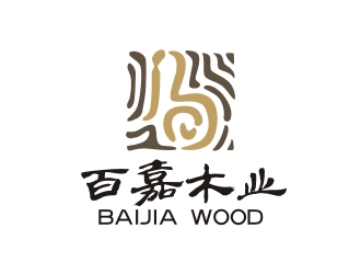 百嘉木业日式家具logo设计
