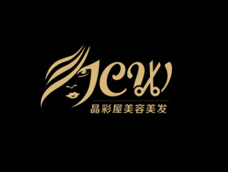 刘蕾的北京晶彩屋美容美发有限公司 美发店logologo设计
