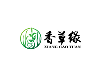 周金进的品牌名称：香草缘logo设计