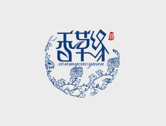 刘蕾的品牌名称：香草缘logo设计