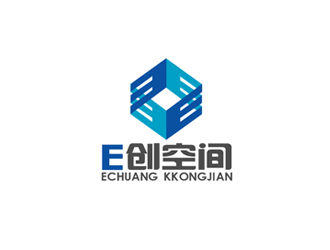 秦晓东的E创空间  创业孵化器平台logo设计