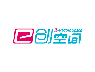 王伟的E创空间  创业孵化器平台logo设计
