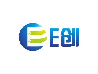 何嘉健的E创空间  创业孵化器平台logo设计