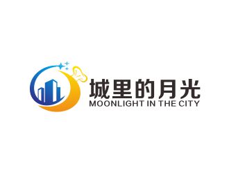 何嘉健的城里的月光 主题餐厅logo设计