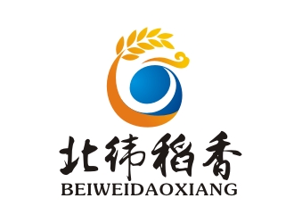 曾翼的北纬稻香logo设计
