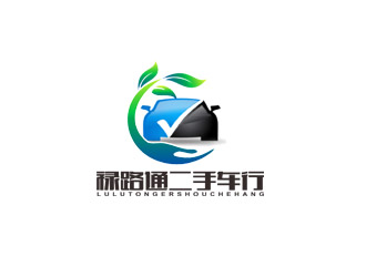 郭庆忠的禄路通二手车行logo设计