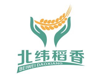 何嘉健的北纬稻香logo设计