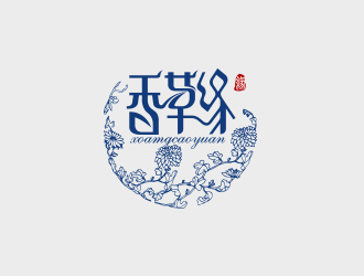刘蕾的品牌名称：香草缘logo设计