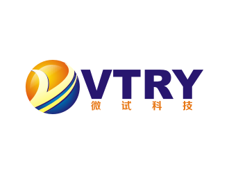 吉吉的微试科技（VTRY）logo设计