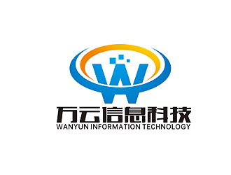 赵鹏的万云信息科技有限公司logo设计