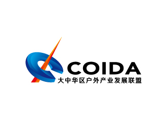 周金进的大中华区户外产业发展联盟logo设计
