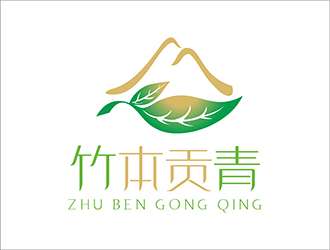 邓建平的竹本贡青logo设计