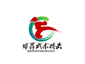 郭庆忠的博昇武术搏击俱乐部logo设计