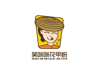 Ze的笑咪咪花甲粉logo设计