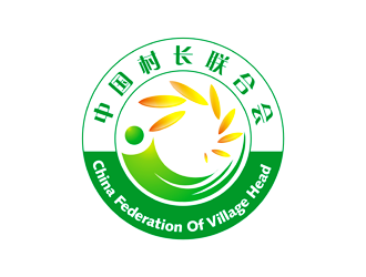 谭家强的中国村长联合会logo设计