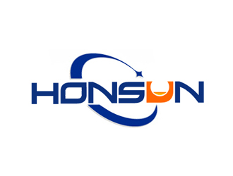 余亮亮的HONSUN英文字体标志logo设计