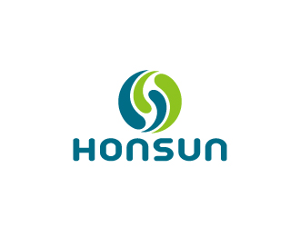 周金进的HONSUN英文字体标志logo设计