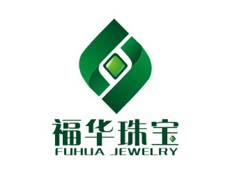 何嘉星的福华珠宝logo设计