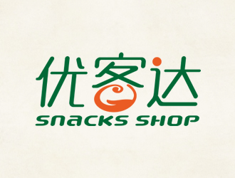 廖燕峰的优客达 Snacks shoplogo设计
