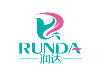 何嘉健的润达化妆品logo设计