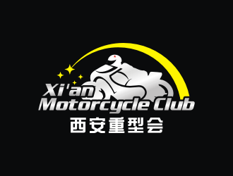 陈波的西安重型会 Xi 'an motorcycle clublogo设计