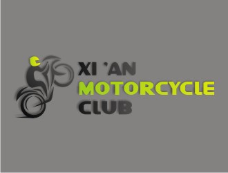 何嘉星的西安重型会 Xi 'an motorcycle clublogo设计