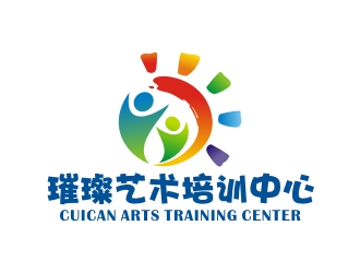 曾翼的璀璨艺术培训中心logo设计