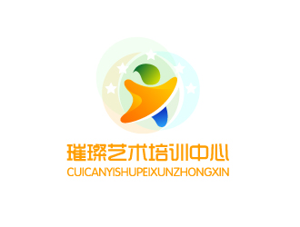 文大为的璀璨艺术培训中心logo设计