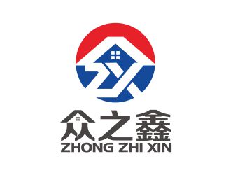 三河市众之鑫房产经纪有限公司logo设计