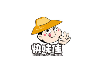郭庆忠的快味佳美食快餐城logo设计
