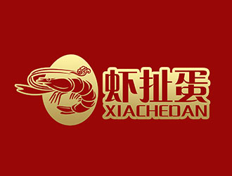 潘乐的虾扯蛋外卖logo设计