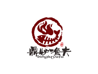 郭庆忠的鼎炉渔夫音乐烧烤吧logo设计