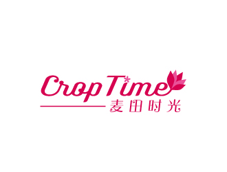周金进的麦田时光 crop time电商文字logo设计logo设计