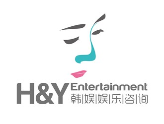 唐国强的HY ENTERTAINMENT / 韩娱娱乐咨询logo设计