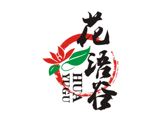 吉吉的花语谷logo设计