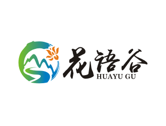 陈波的花语谷logo设计