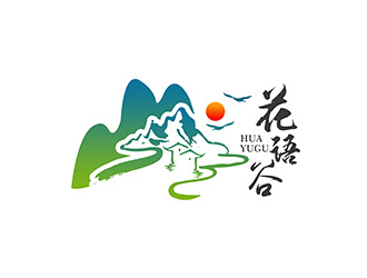 潘乐的花语谷logo设计