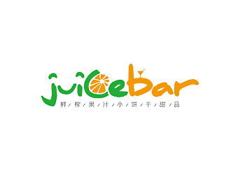 juice bar果汁甜品logologo设计