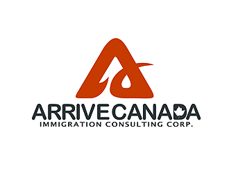 盛铭的ARRIVE CANADA IMMIGRATION CONSULTING CORP.logo设计